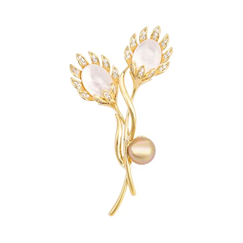 Broche tempérament féminin péplum suit cardigan accessoire vêtement anti-walking