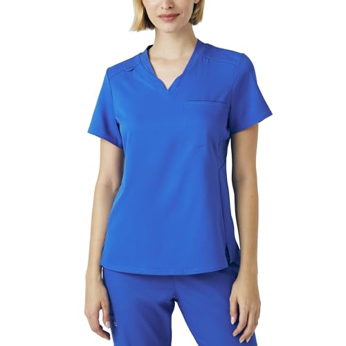 トップス Ennoy Professional Pocket CrewT 2 P Amazon.com: White Cross Vibe Women's Slim Fit Tuckable 2-Pocket V