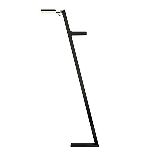 Preisvergleich Produktbild Roxxane Leggera CL Aluminium Akku Leseleuchte Stehleuchte schwarz / Handarbeit Qualität aus deutscher Manufaktur / Stehlampe Modern Design Dimmbar / Lampe