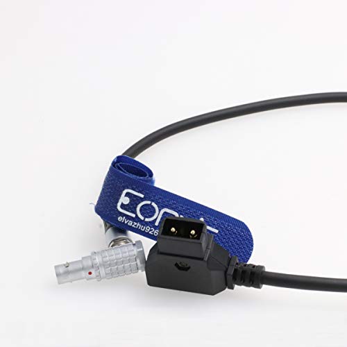 Cable D-Tap para 2 Pin Teradek en ángulo recto que evita desconexiones en el rig 2