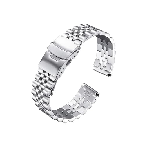Bracelet de montre en acier inoxydable MAMA'S PEARL 18mm 20mm 22mm 24mm 26mm