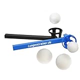 1 Atemetrainingsgerät Flow-Ball plus schwarz und 1 x blau