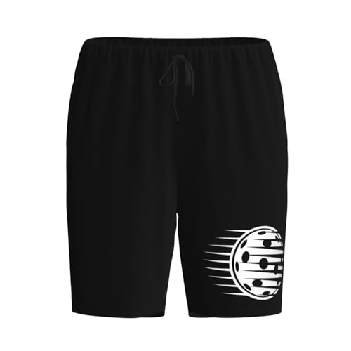 Pickleball Pajama Shorts for Men, Men's Pajama Bottoms, Sleepwear for Summer2