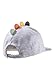 Sterntaler Basecap Dino - Jungen Baseball Cap elastisch mit Gummizug- Sommer Basecap mit festem Schirm und 3D Dino Zacken - sportive Baby und Kinder Schirmkappe, silber melange, Größe 51