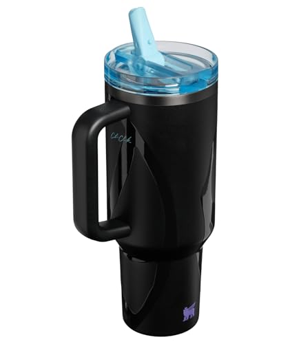 Image of STANLEY x Caitlin Clark Quencher ProTour Flip Straw Tumbler with Leakproof Lid, 40 oz| Built-in Straw and Handle | Cup Holder Compatible for Travel | Insulated Stainless Steel | BPA-Free | Blacktop