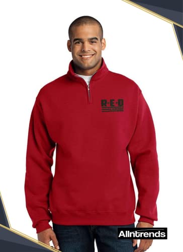 RED Friday Remember Everyone Deployed Embroidered Support Hoodies Polo and Quarter Zip3
