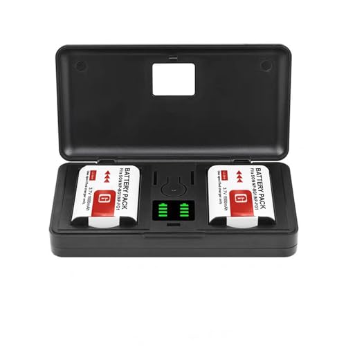 Cargador de batería NP BG1 (1500mAh) (incluyendo dos baterías) Compatible con cámaras SONY T100 H50 W300 W55 W70 W80 DSC N1 T2 H9 H10 H20 HX5C WX1 T20 H70 HX30V HX7V W130 W150 W170 W200 W210 W220 WX10