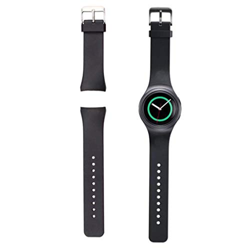 Opiniones y reviews de samsung smartwatch gear los más recomendados. 45 Santer para Gear S2 Correa,Quick Release Soft Silicone Replacement Watch Band Correa Compatible con Samsung Gear S2 (SM-R720 / SM-R730 Smart Watch