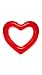 Ban.do US 64590 Beach, Please Jumbo Heart innertube, red