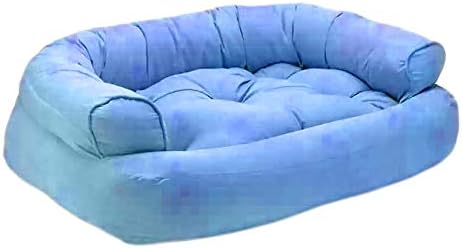 Gorgeous Super Soft Reversable Medium Size Dog and Cat Bed -Sky
