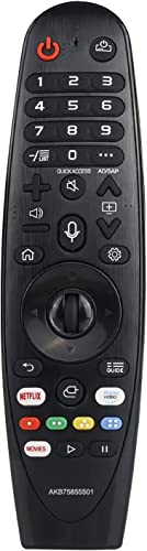 Mando a distancia universal para LG Smart TV Magic Remote, compatible con todos los modelos para LG OLED UHD 4K NanoCell Series Smart TV [sin función de voz, sin función de puntero mágico]