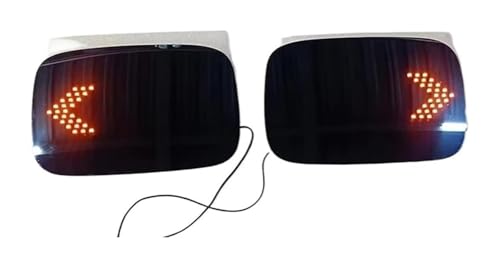 Coques rétroviseurs Hummer H2 2003-2009 avec capuchons de miroir chauffants bleus