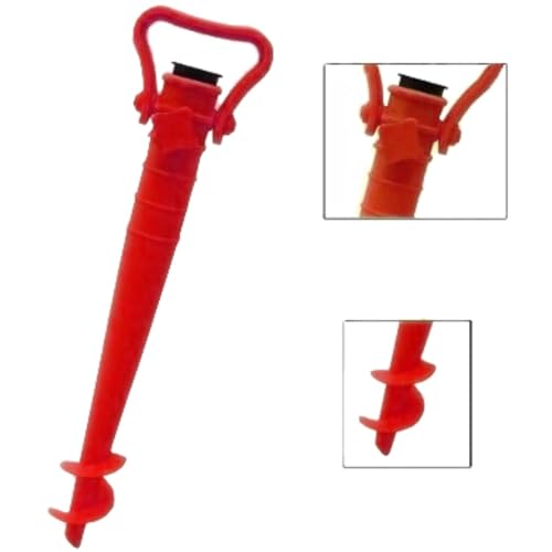 Saca Areia Com Suporte Para Guarda Sol e Vara De Pesca