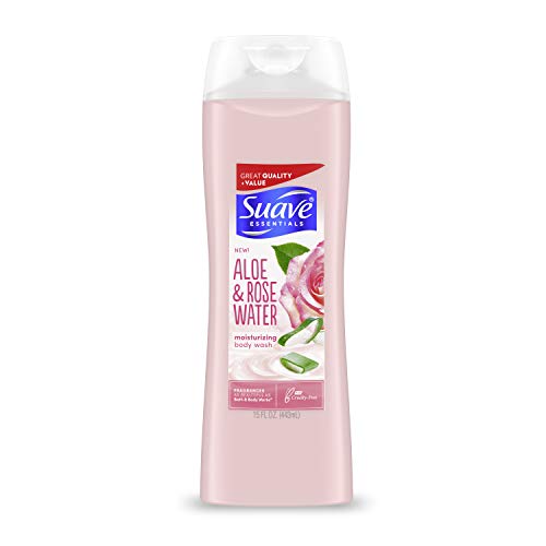 Suave Essentials Moisturizing Body Wash Aloe & Rosewater Moisturizes Better than Soap Bars 15 oz Suave Essentials Moisturizing Body Wash Aloe & Rosewater Moisturizes Better than Soap Bars 15 oz