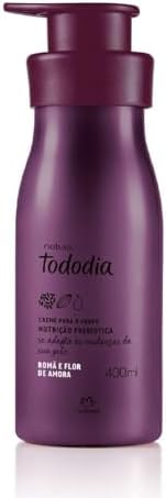 Creme Desodorante Nutritivo Para o Corpo Tododia Romã e Flor de Amora, Fórmula Vegana, 400ml Natura