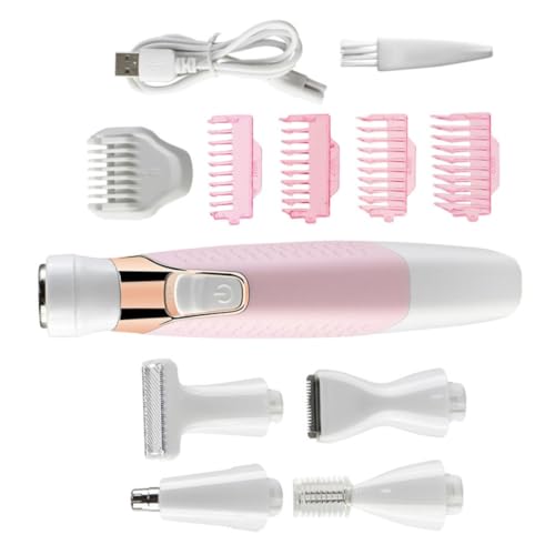 Didiseaon Shaver for Women Rechargeable Multifunctional Razor with Eyebrow Trimmer Washable Design Lightweight and Durable for Facial Body Hair Removal