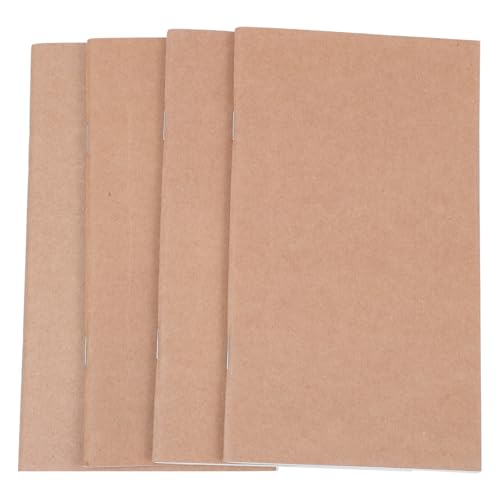 Gadpiparty Recambios para Cuadernos de Viaje 4 Piezas Hojas Sueltas Tamaño 3 7 8 y 9 Papel Resistente Ecológico para Planificador de Horarios Diario Portátil y Papelería para Estudiantes