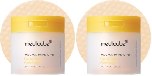 Image of medicube Toner Pads Kojic Acid Turmeric Clarifying Pad for Troubled Skin (Pack of 2)