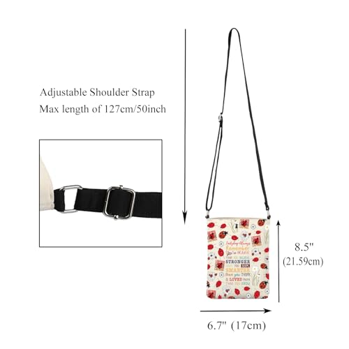 CMNIM Ladybug Crossbody Bag - Good Luck Ladybug Gifts for Insect Lovers - Entomologist Gifts - Cute Small Crossbody Purse2