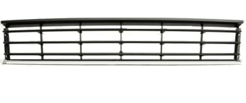 Image of Front Bumper Grille With Chrome Moulding Compatible with VW Passat B7 2011-2014 Replacement for OE 3AA853671A9B9 TVP