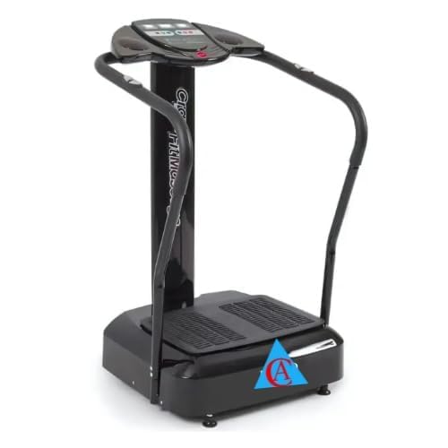 Image of Vibration Plate Exercise Machine, Crazy Fit Massager Full Body Vibration Platform Portable Vibration Plate for Weight Loss Home Fitness Resistance Bands (Crazy Fit Bigf with Mugice-999)