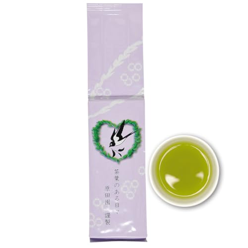 原田園 深むし掛川茶 緑茶 茶葉 (深蒸し掛川茶 「藤印」 200g) 上煎茶 深むし茶 強火仕立て 自然の甘味 濃い茶 深蒸し強火ロースト 静岡茶