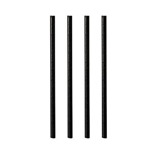 PAPSTAR 87997 100 cannucce di carta "pure" Ø 8 mm · 25 cm nero >>In cartone 1200 pezzi