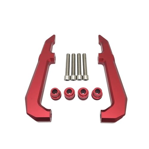 Pasamanos trasero motocicleta MSX125 asas de aluminio rojo 2021-2023