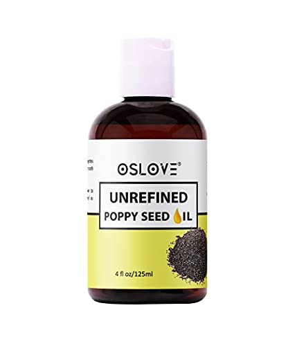 UNREFINED ORGANIC POPPY SEED OIL- 4 OZ BY OSLOVE ORGANICS