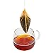 Tinkee Tea Filter bags, safe and natural material, disposable tea infuser, empty tea bag with drawstring for loose leaf tea, set of 100（3.15 x 3.94 inch ） (White)