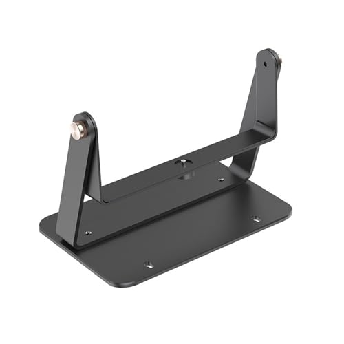 Support de projecteur rotatif 360° en métal réglable en hauteur double tige