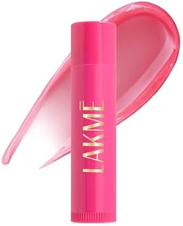 Lakme Lip Love Care Stick Strawberry, with 10% Vitamin E Complex, nourished with Shea & Cocoa Butter and enriched with Almond & Jojoba Oil for 24hr moisturization in just 1 swipe, with SPF 15, 4.5g