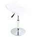 FURWOO Tabouret Chaise de comptoir Chaise de Magasin Chaise de magasinage Chaise multifonctionnelle en Cuir PU pivotant et élévateur adapté à la Caisse enregistreuse Spa Bureau (Blanc)