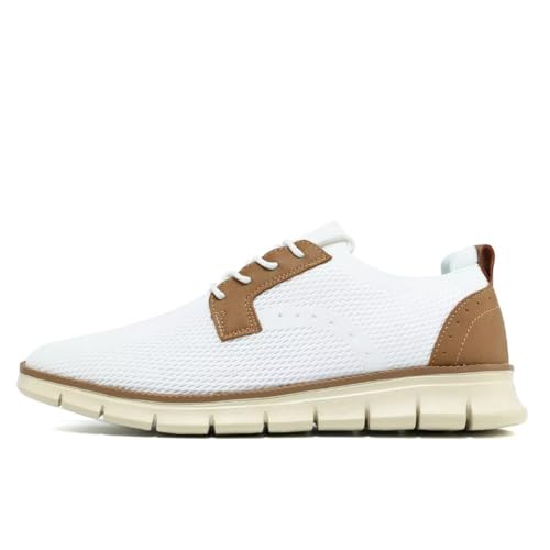 Mens Casual Oxfords Walking Shoes Fashion Mesh Dress Business Sneakers Work Comfortable Lightweight Soft Sole3