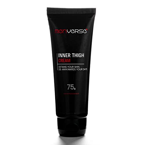 Inner Thigh Cream for Men | Reduces Sweat & Helps Lightening Dark Spots In Inner Thigh Area | Anti Chafing | Smooth Feel | With goodness of Orange & Cilantro Leaves | 75 gm