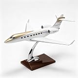 G650 Private Jet Resin Model, Detailed Business Jet Display Model