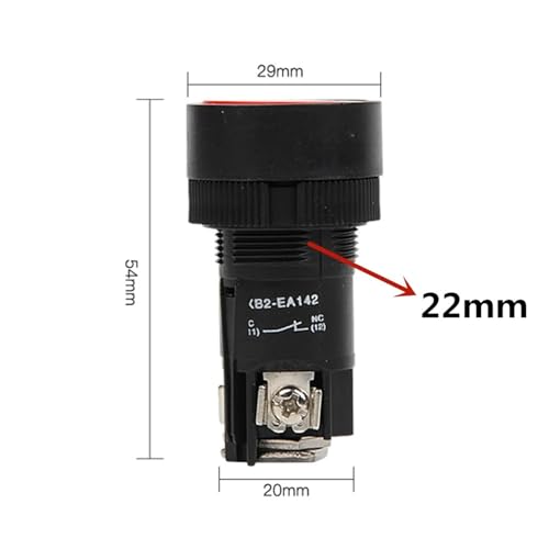 Botón de reinicio automático XB2-EA135 para paneles de control taller 6