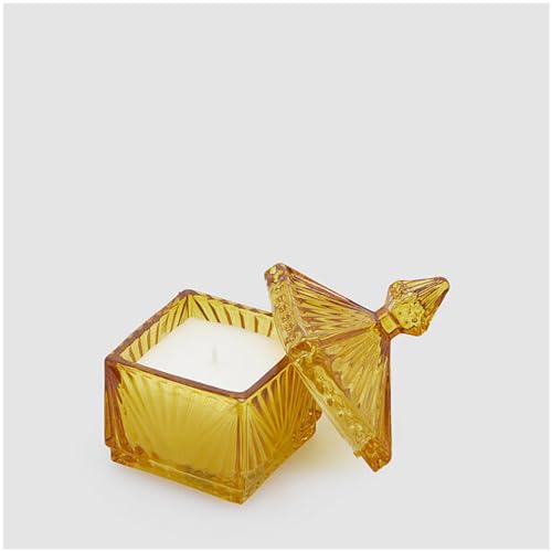 Edg - Enzo De Gasperi Candela Decorativa In Vetro Con Profumazione Jasmine 6,5X6,5Xh12 Cm 4 Varianti (1Pz) Amber