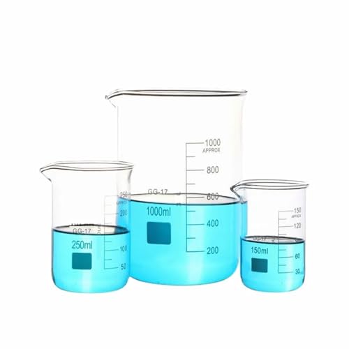 Bécher de laboratoire 400ml résistant aux chocs thermiques avec bec - 2