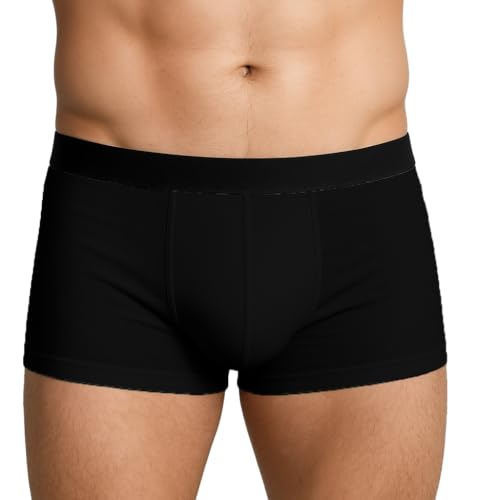 Image of HK47 Men Underwear Pack, Ice Silk Stretchable Breathable Trunks, Regular Fit Men's Brief, Anti Bacterial Quick Dry Innerwear for Men