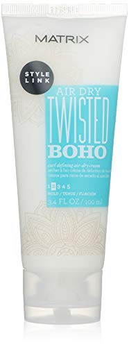 Matrix Style Link Twisted Boho Curl Defining Air-Dry Cream, 3.4 Fl Oz