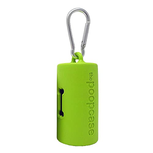 Image of Metro Paws The Dog Waste Bag Dispenser & Holder, Bag Holder With 20 Bags for Leash, USA Made Plant-Based Dog Walk Accessory - Lime
