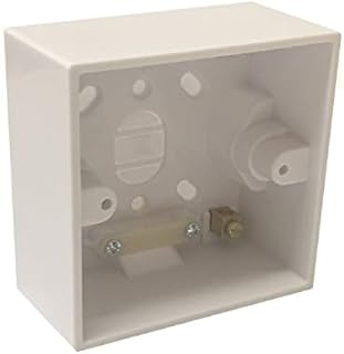 Surface Mounted 41mm Deep Back Box Single Pattress for Shower & Cooker Switches