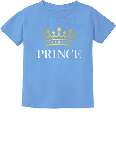 Tstars Prince Shirt for Boys Crown Gift for Son Little Boys Toddler Infant Kids Tshirt