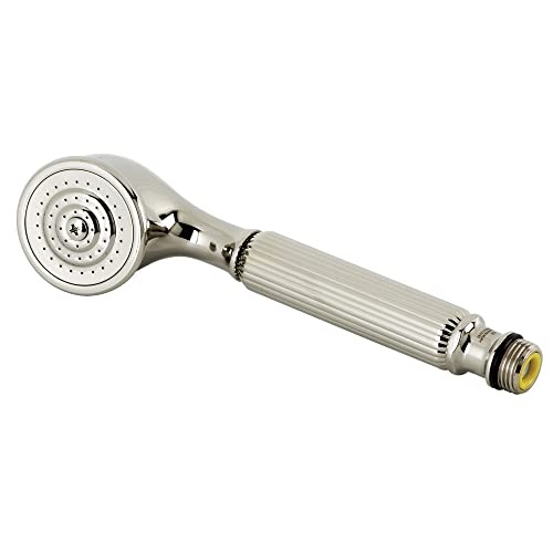 Kingston Brass K103A6 Restoration Single Function Round Hand Shower in Polished Nickel by Kingston Brass - Used condition - US$56.44