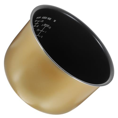 DECOMELODY Olla Interior Antiadherente para Olla Arrocera Repuesto para Cocina Eléctrica Recipiente de Cocina con para Controlar Cantidad Diseño Compacto y Resistente para Uso Familiar