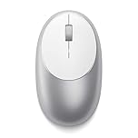 Satechi Mouse Wireless M1 in Alluminio, Ricaricabile USB C, 1200 DPI, Elegante Mouse Bluetooth Compatto per MacBook Air & Pro, Laptop, PC, iPad – Argento