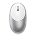 Satechi M1 Wireless Bluetooth Mouse, USB-C Rechargeable, 1200 DPI, Compact & Portable for MacBook Air & Pro M5 M4, iPad Air & Pro M5 M4 M3, iPad Mini, Mac Mini, iMac & Windows - Silver