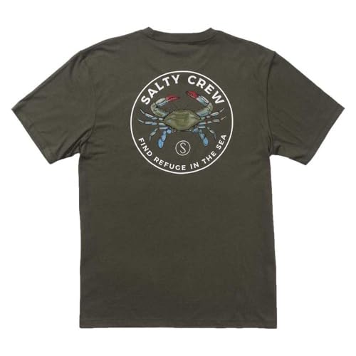 Salty Crew Men's Blue Crabber Short Sleeve Tee2