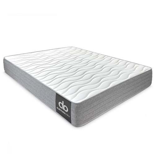 Duérmete Online - Colchón 90 x 190 Viscoelástico Frida con Cara Invierno/Verano, Ergonómico, Confort y Dureza Óptimos, Higiénico y Transpirable, Grosor 25cm